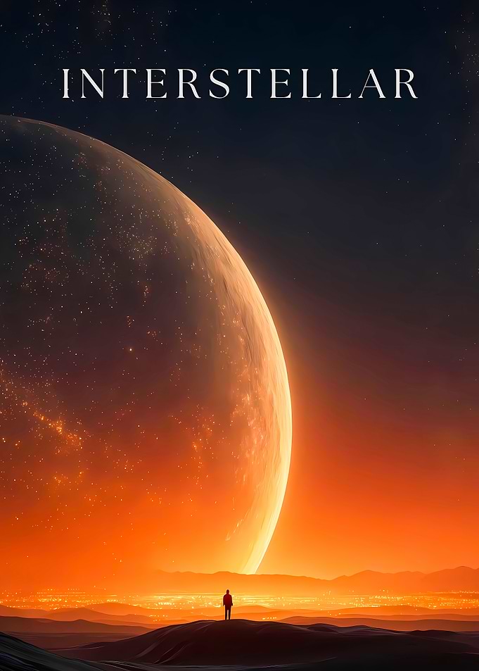 Interstellar Movie Poster Art