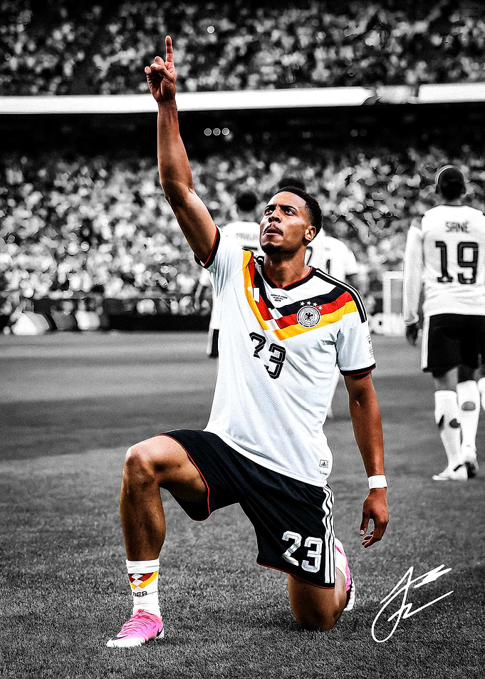 Felix Nmecha Celebrating Goal