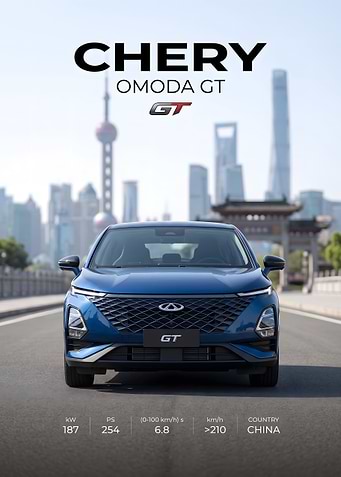 Chery Omoda GT Car Advertisement