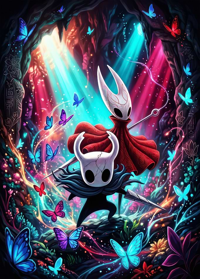 Hollow Knight and Hornet Fan Art