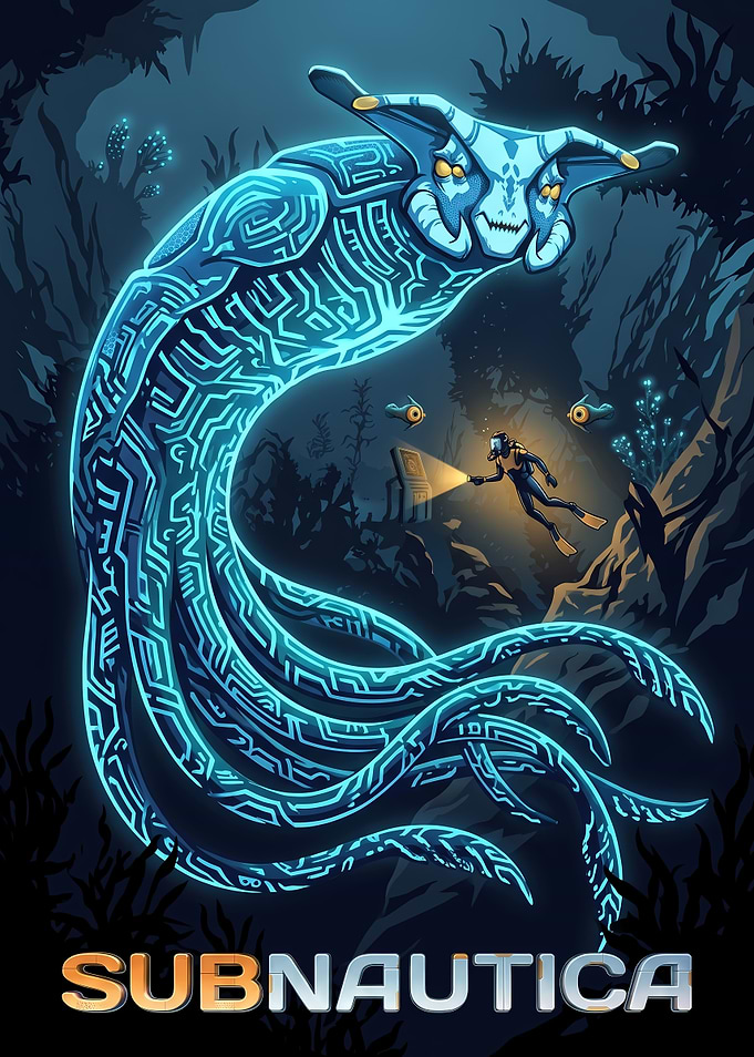 Subnautica Game Poster Art