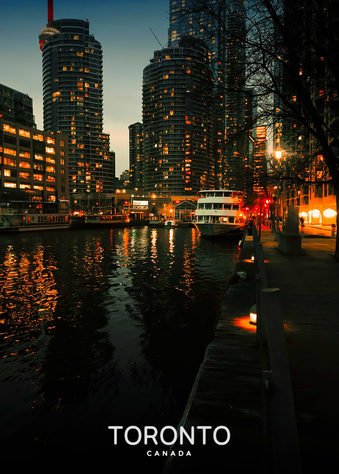 Toronto Waterfront at Night