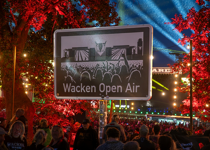 Wacken Open Air Festival Sign