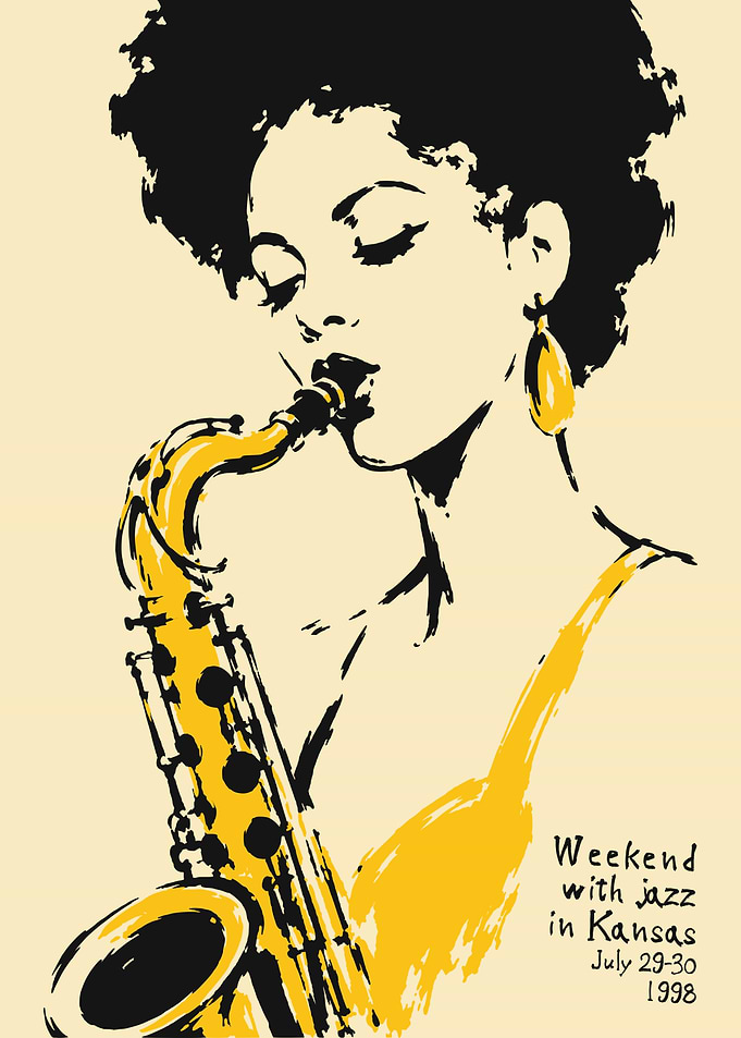 Vintage Jazz Festival Poster