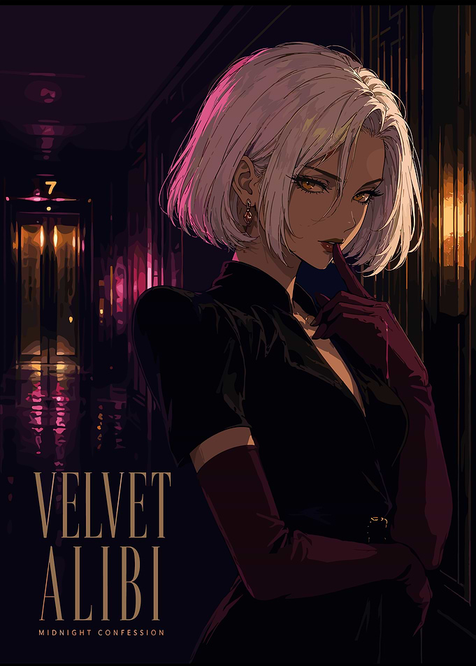 Velvet Alibi Midnight Confession Anime Art