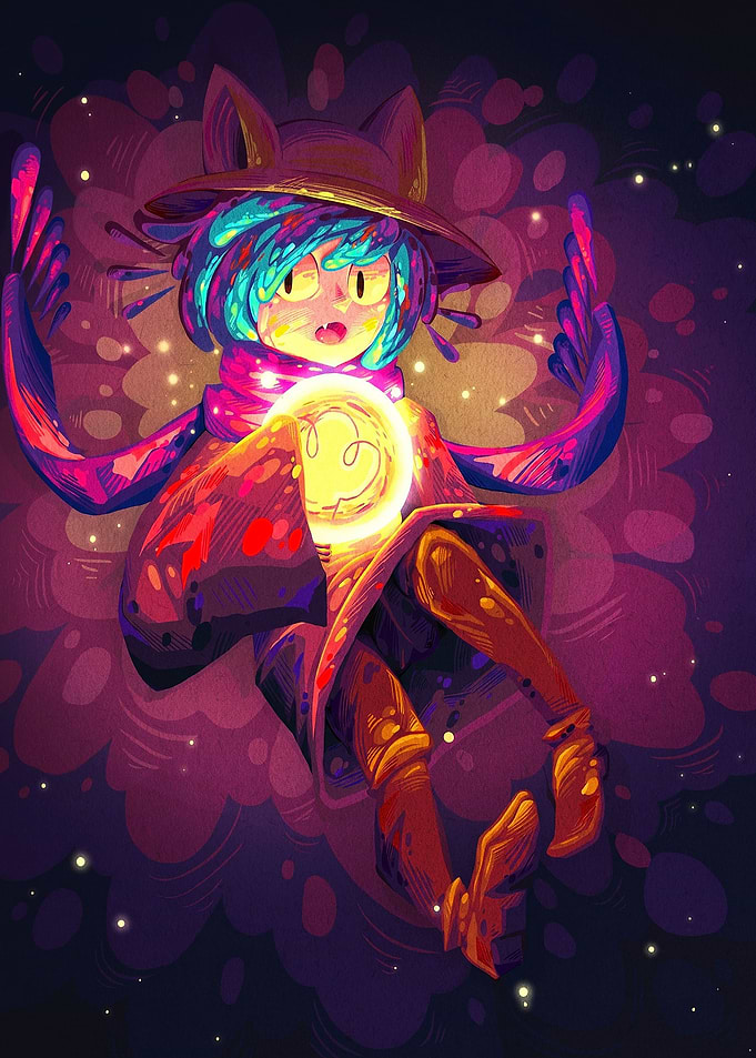 Niko from OneShot holding the sun