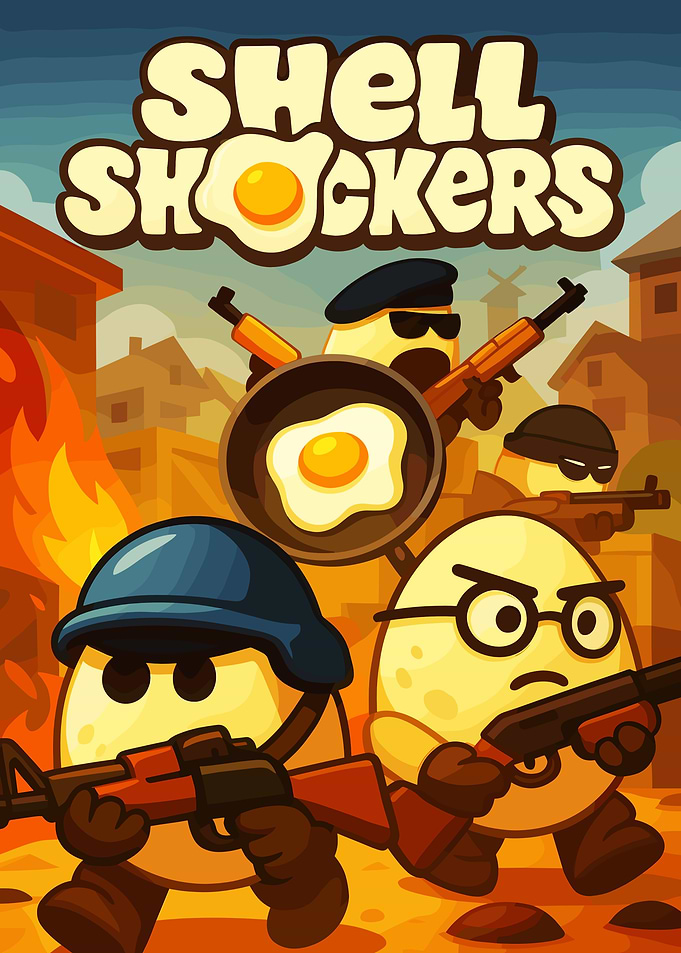 Shell Shockers Game Poster
