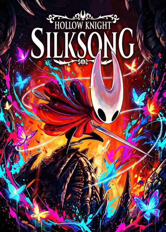 Hollow Knight Silksong Hornet Poster