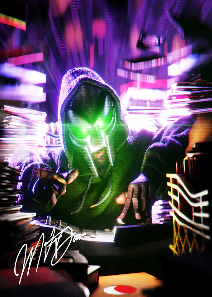 MF DOOM Music Production Art