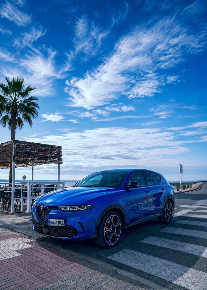 Blue Alfa Romeo Tonale SUV