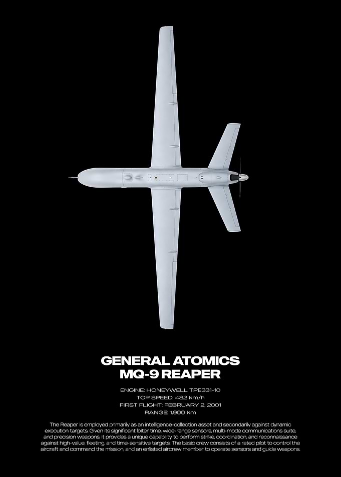 General Atomics MQ-9 Reaper Poster
