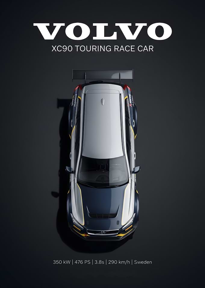 Volvo XC90 Touring Race Car Poster