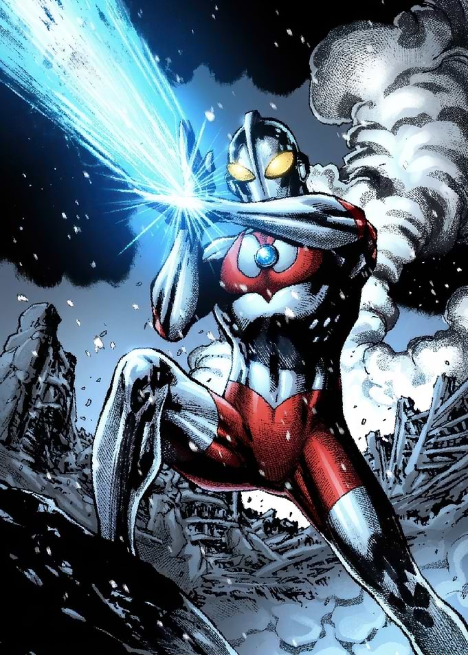 Ultraman Firing Specium Beam