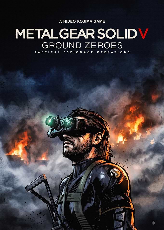Metal Gear Solid V Ground Zeroes Poster