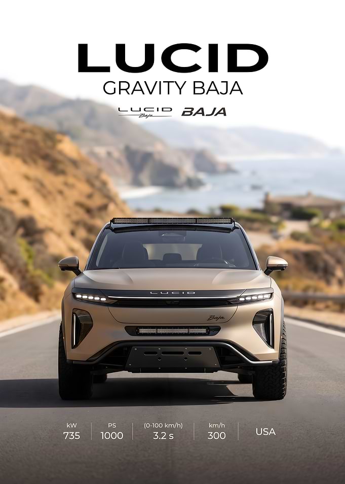 Lucid Gravity Baja Concept Car