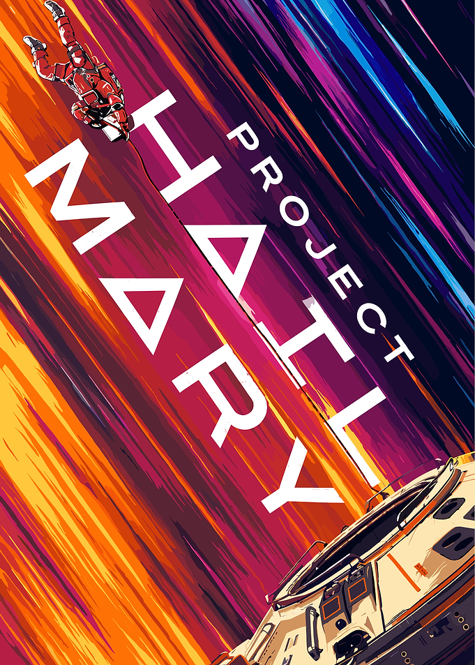 Project Hail Mary Space Poster