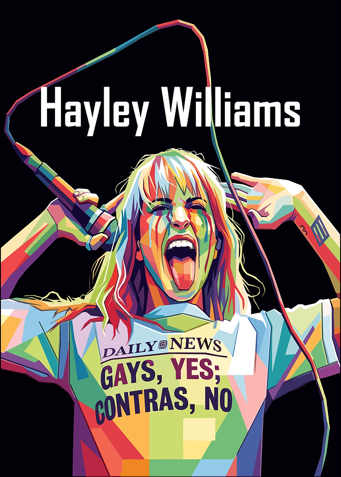 Hayley Williams Pop Art Portrait