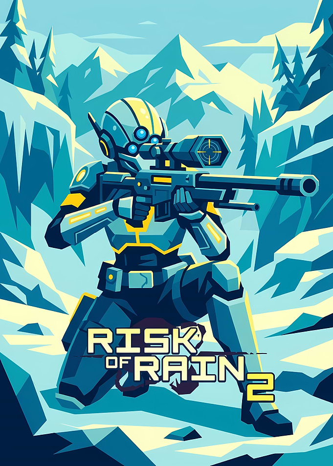 Risk of Rain 2 Sniper Poster