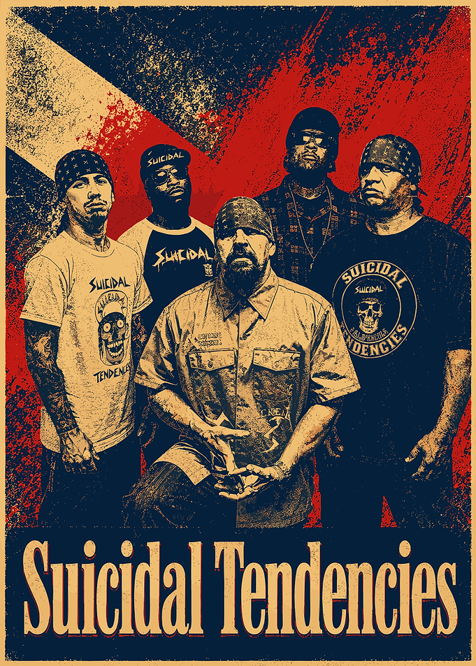 Suicidal Tendencies Band Poster
