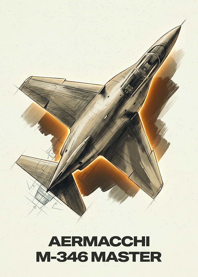 Aermacchi M-346 Master Jet Sketch