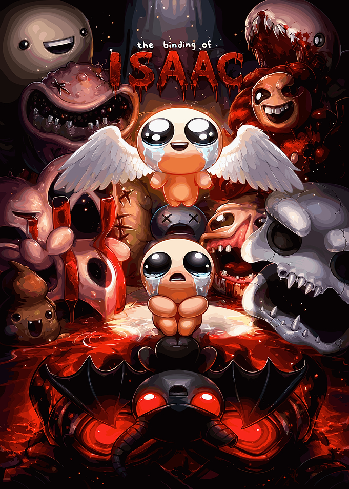 The Binding of Isaac Game Poster