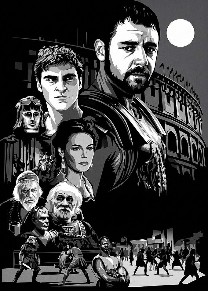 Gladiator Movie Poster Art