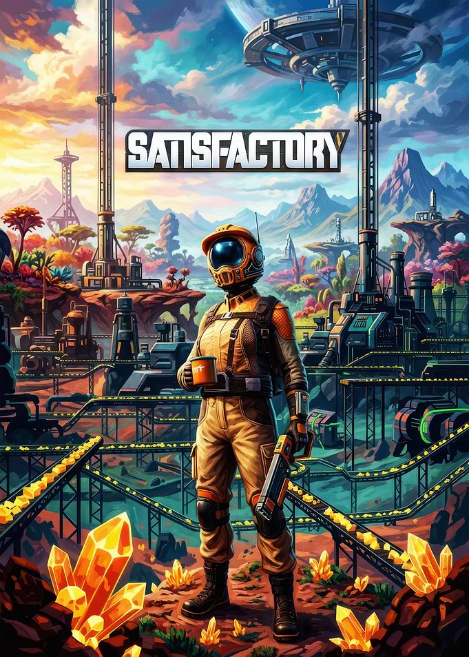 Satisfactory Game Concept Art