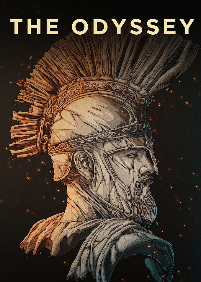 The Odyssey Spartan Warrior Poster