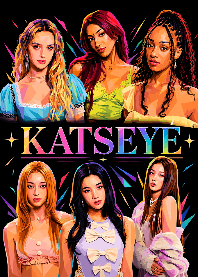 KATSEYE Group Portrait Poster
