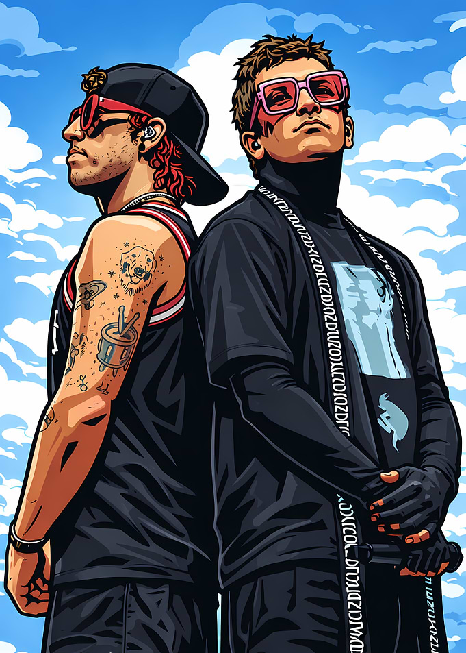 Twenty One Pilots Digital Illustration