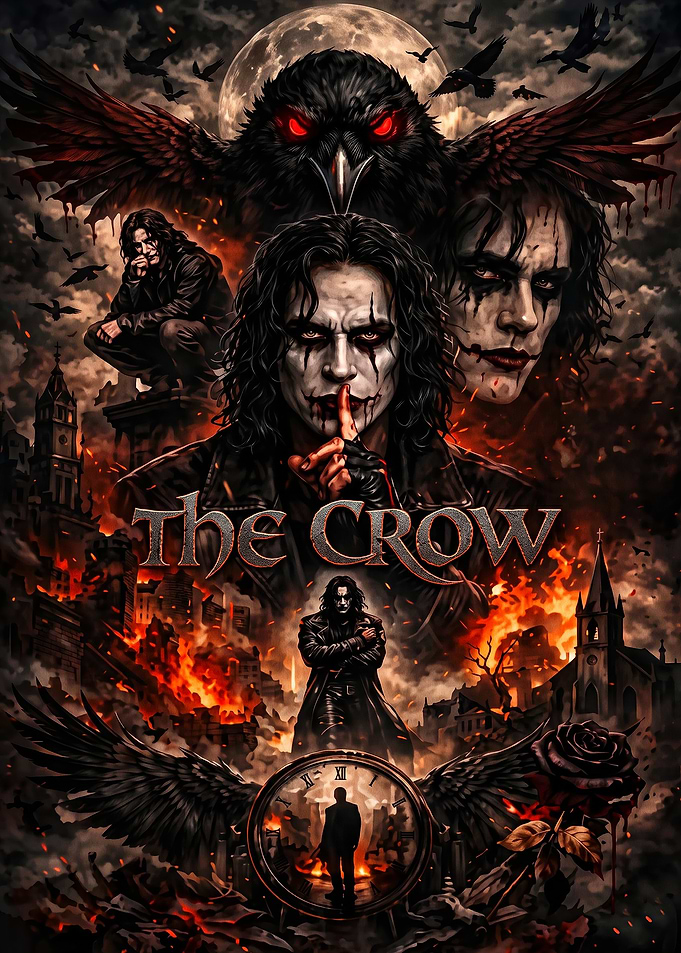 The Crow Movie Poster Art