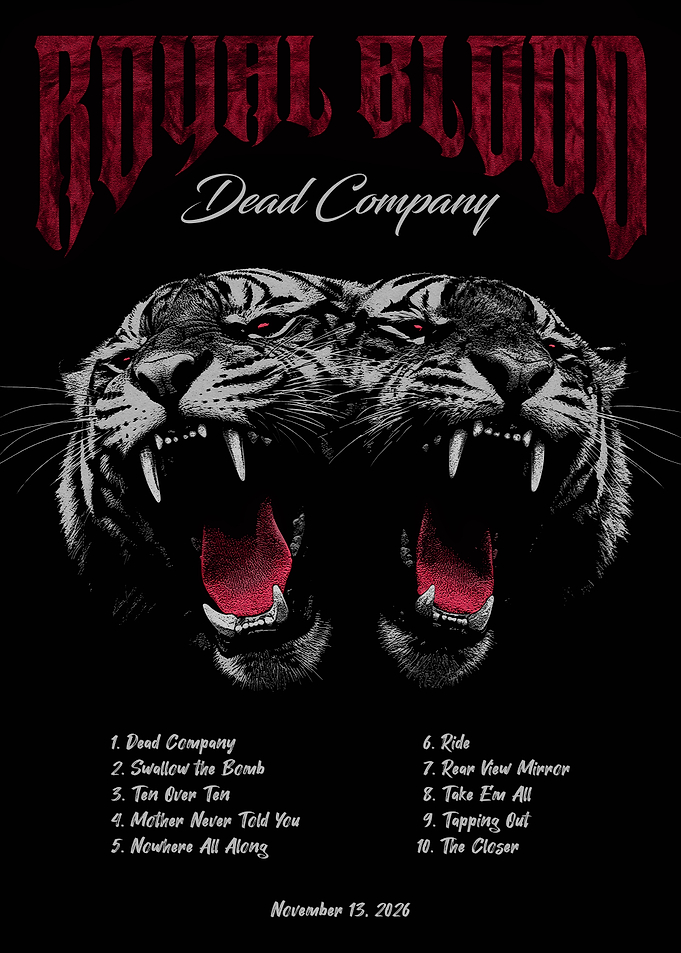 Royal Blood Dead Company Album Poster