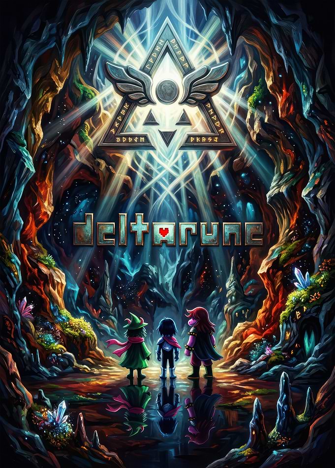 Deltarune Game Poster Art