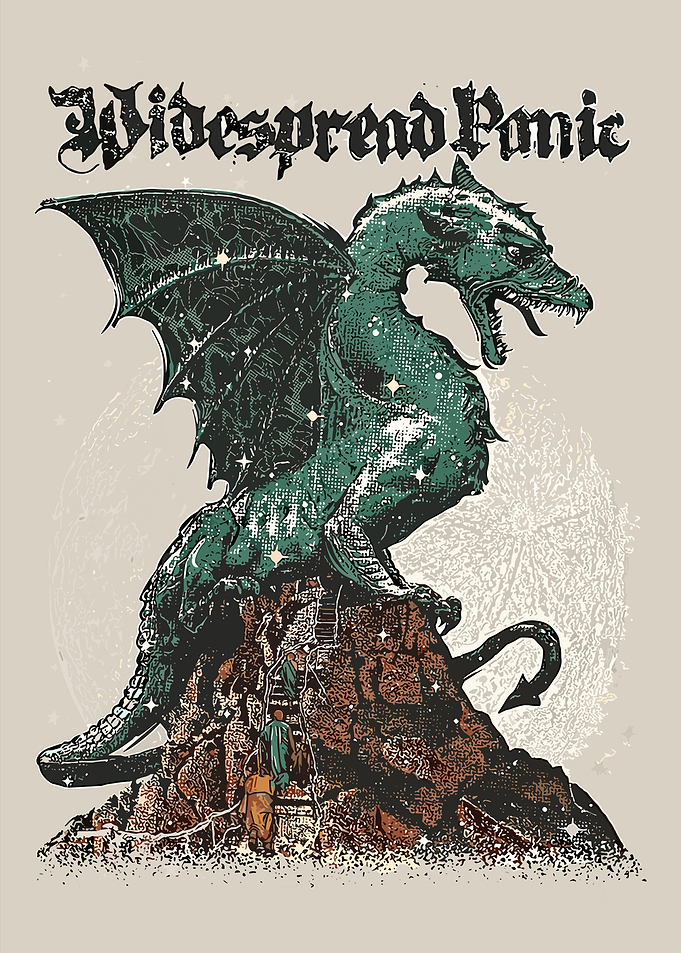 Widespread Panic Dragon Graphic Tee