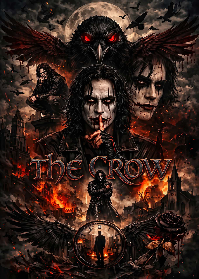 The Crow Movie Poster Art