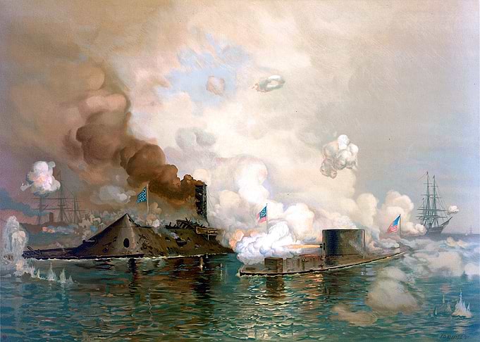 Battle of Hampton Roads Naval Engagement