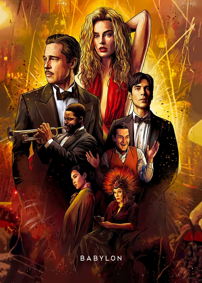 Babylon Movie Poster Art