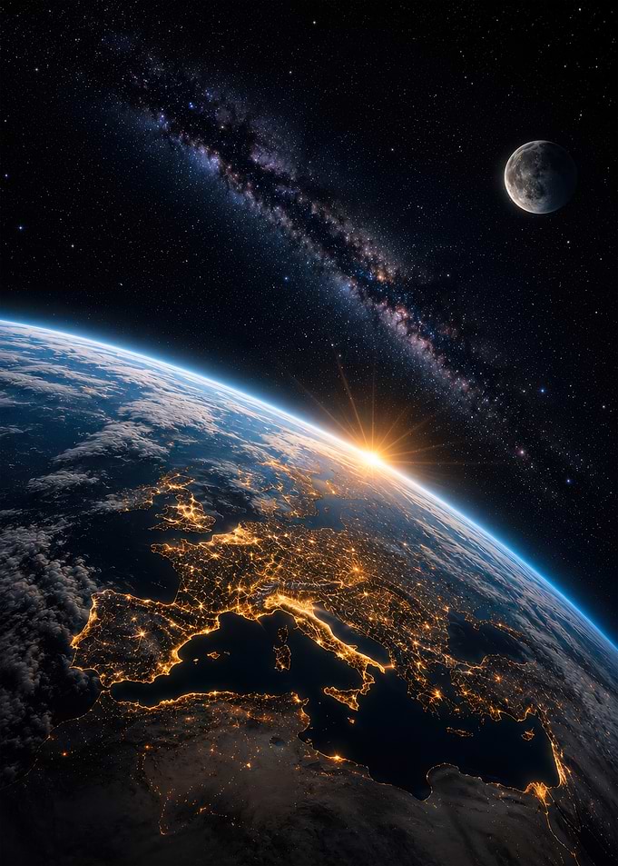 Earth at Night from Space