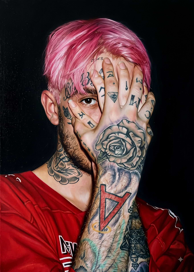 Portrait of Lil Peep