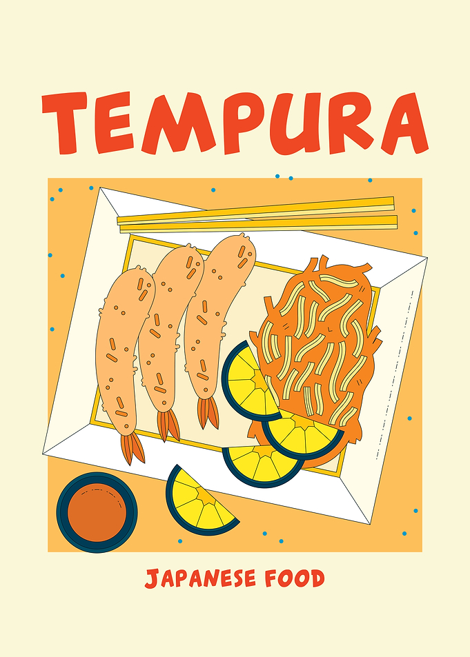 Tempura Japanese Food Poster
