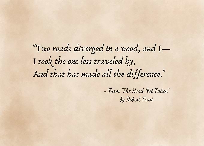 Robert Frost Quote Wall Art