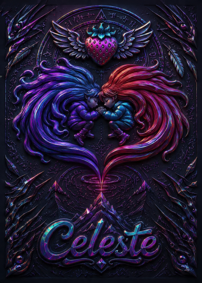 Celeste Game Fan Art Poster