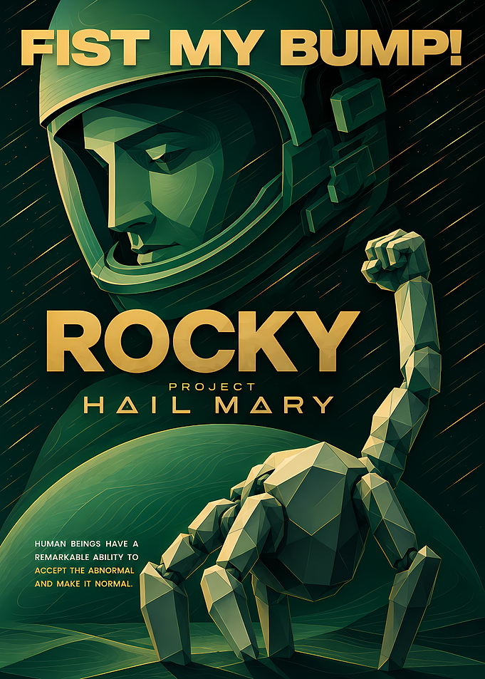 Project Hail Mary Rocky Poster