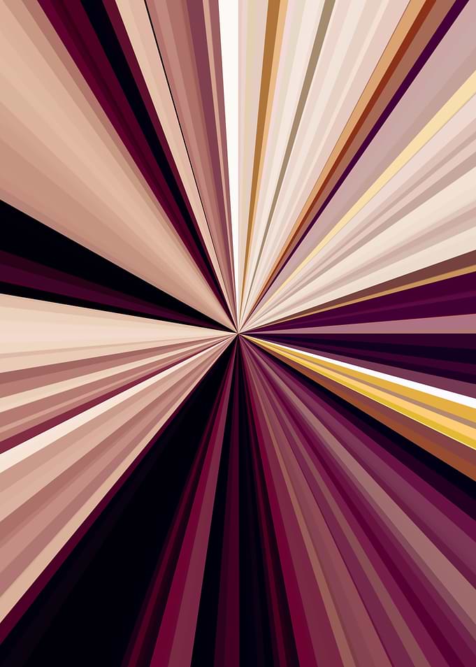 Abstract Radial Sunburst Pattern