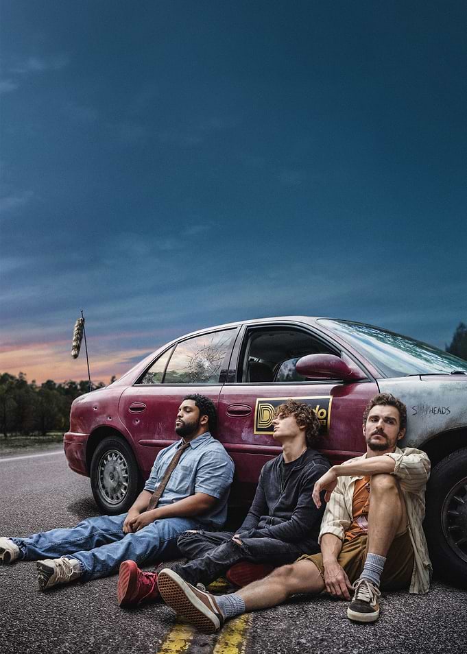 Goat Movie Poster Featuring Three Men