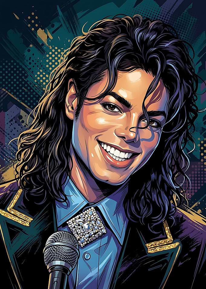 Michael Jackson Pop Art Portrait