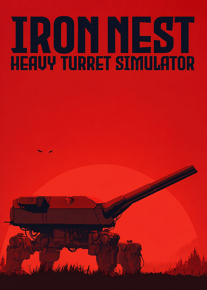 Iron Nest Heavy Turret Simulator Poster