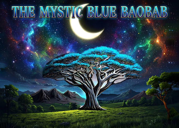 The Mystic Blue Baobab Tree