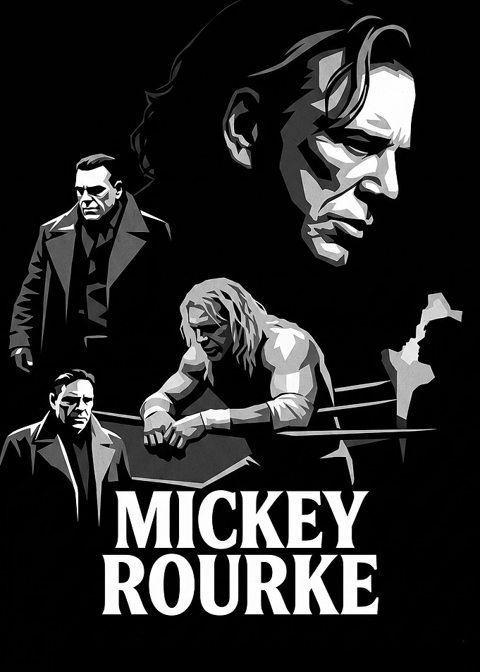Mickey Rourke Tribute Poster