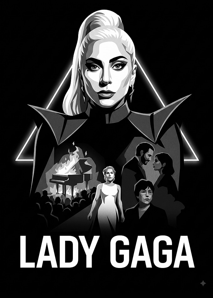 Lady Gaga Minimalist Poster Art